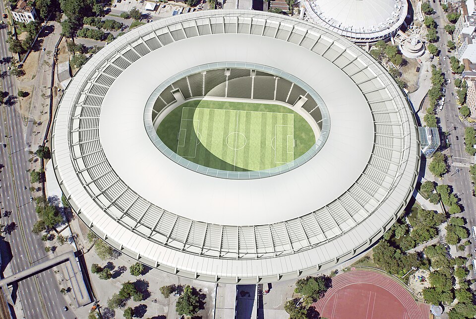 Vista aérea del estadio Maracaná